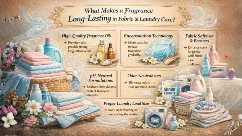 What Makes a Fragrance Long-Lasting in Fabric & Laundry Care?